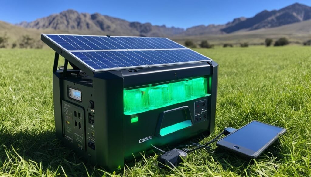 A portable solar generator