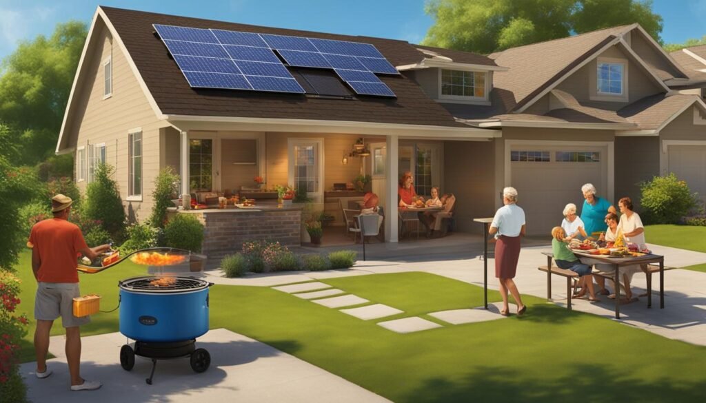 Solar Generator Savings Illustration