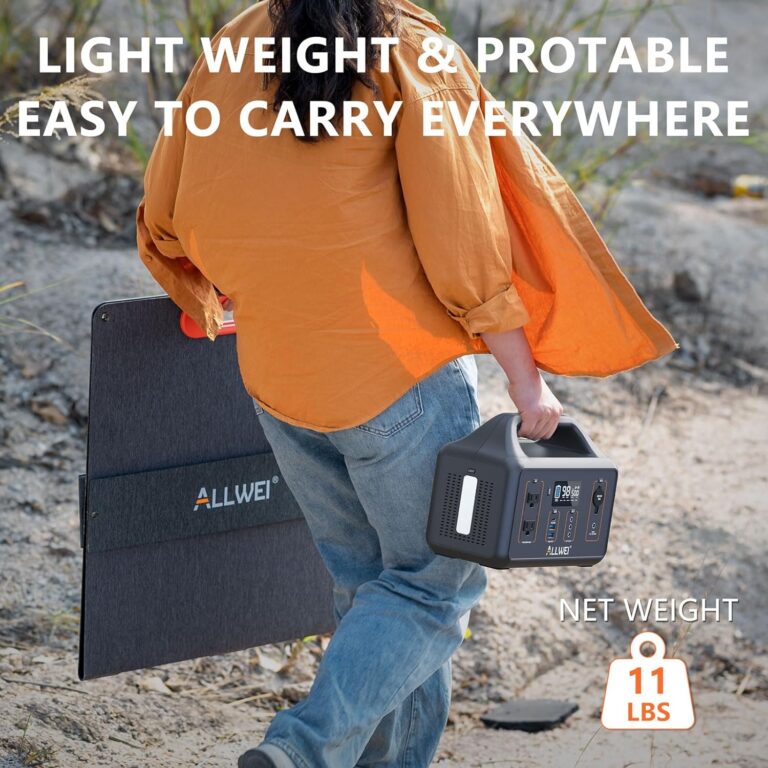 ALLWEI Outdoor Solar Generator 500W Review