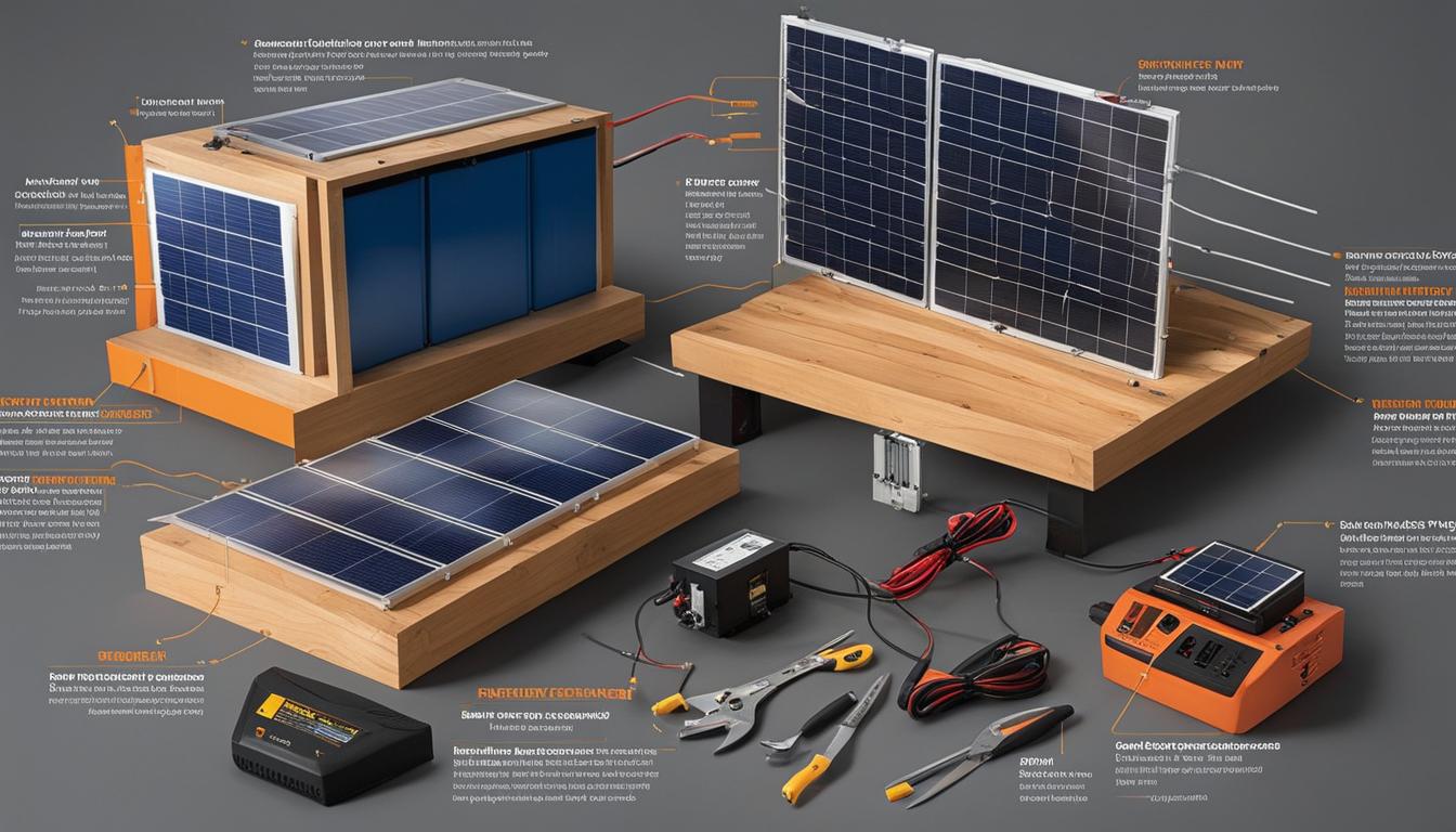 how to build a 5000 watt solar generator