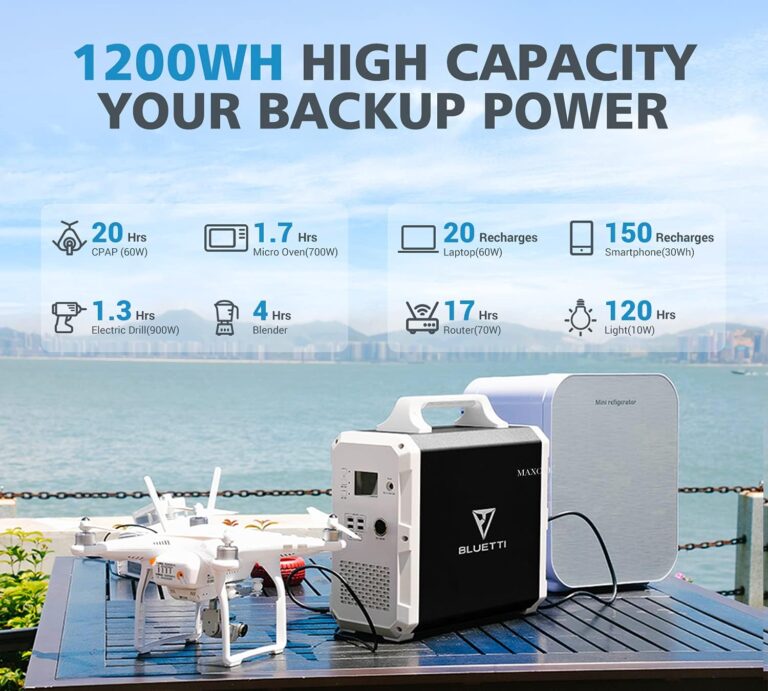 BLUETTI Portable Power Station 1200Wh/1000W Review