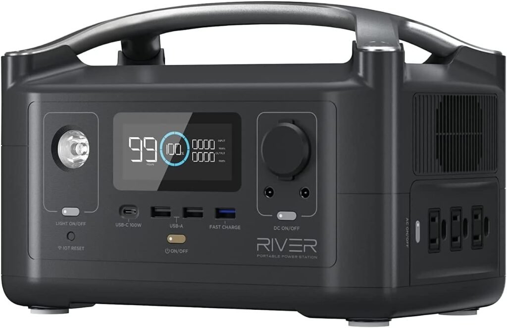 EF ECOFLOW RIVER 288Wh Portable Power Station,3 x 600W(Peak 1200W) AC Outlets  LED Flashlight  Zojirushi NS-TSC10 5-1/2-Cup (Uncooked) Micom Rice Cooker and Warmer, 1.0-Liter