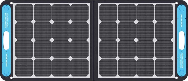 Geneverse 100W Portable Solar Panel Generator Review