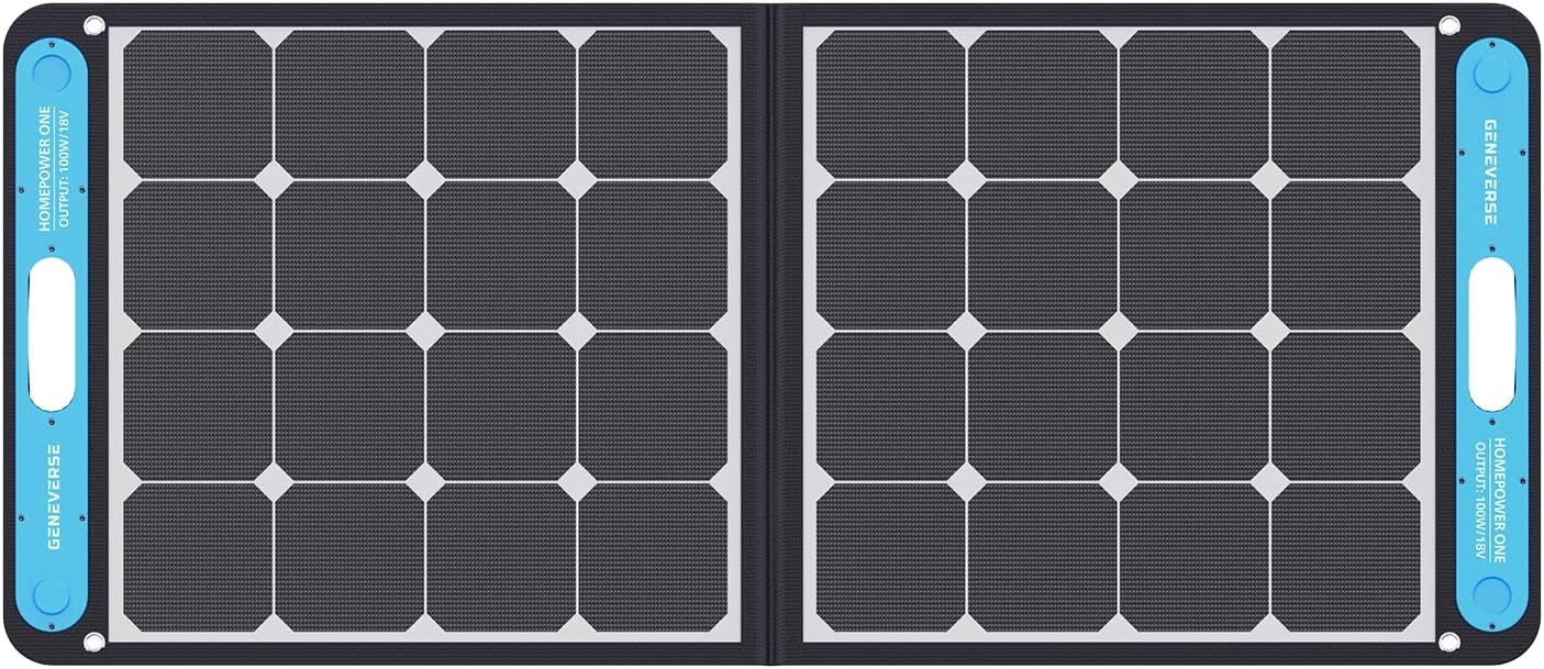 Geneverse 100W Portable Solar Panel Generator Review
