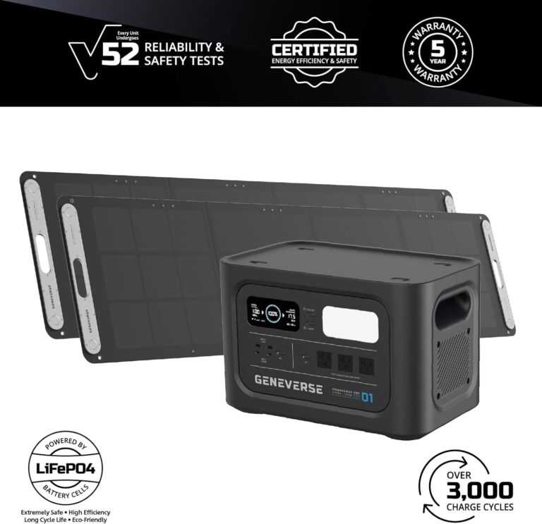 Geneverse 1210Wh Solar Generator Bundle Review