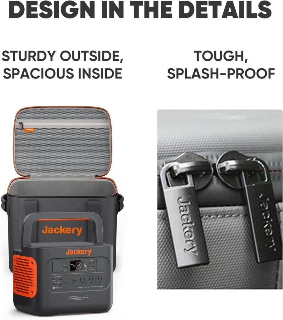 Jackery Carrying Case Bag (S Size) for Explorer 240/300 / 500 Portable Power Station - Black (Power Station Not Included)