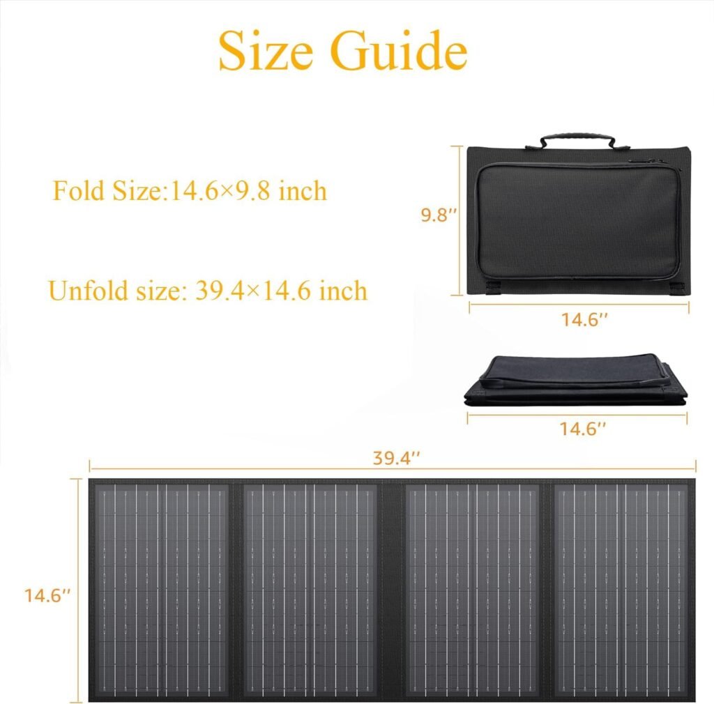 Solar Generator with Panels, EnginStar 300W Solar Generator with 60W Solar Panel, 80000mAh Portable Power Bank with AC Outlet for Outdoors Camping Emergency Use