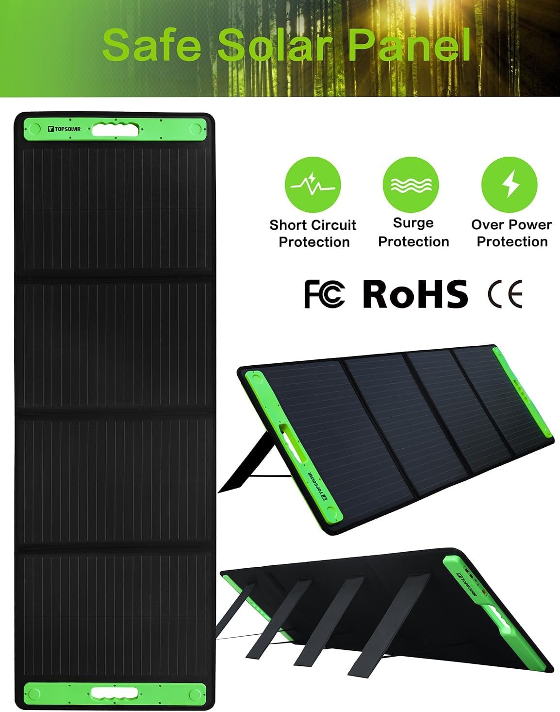 Topsolar 200W Foldable Portable Solar Panel Charger Review