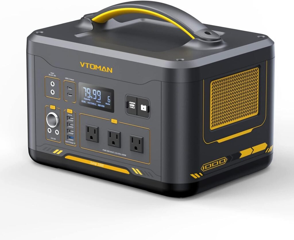 VTOMAN FlashSpeed 1500 Portable Power Station 1500W (3000W Peak), 1548Wh Backup LFP Battery Generator, Expandable To 3096Wh, Recharge 0-100% within 1 Hour, for Electric Backup  Blackout Emergency