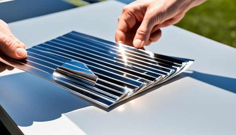 how to make a solar panel with aluminum foil
