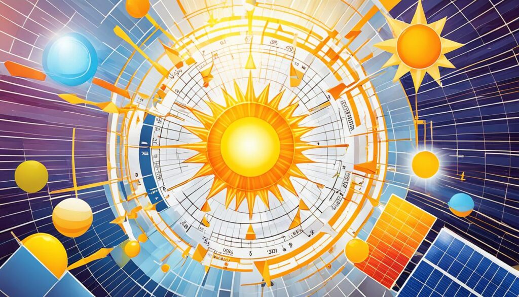 solar energy production formula