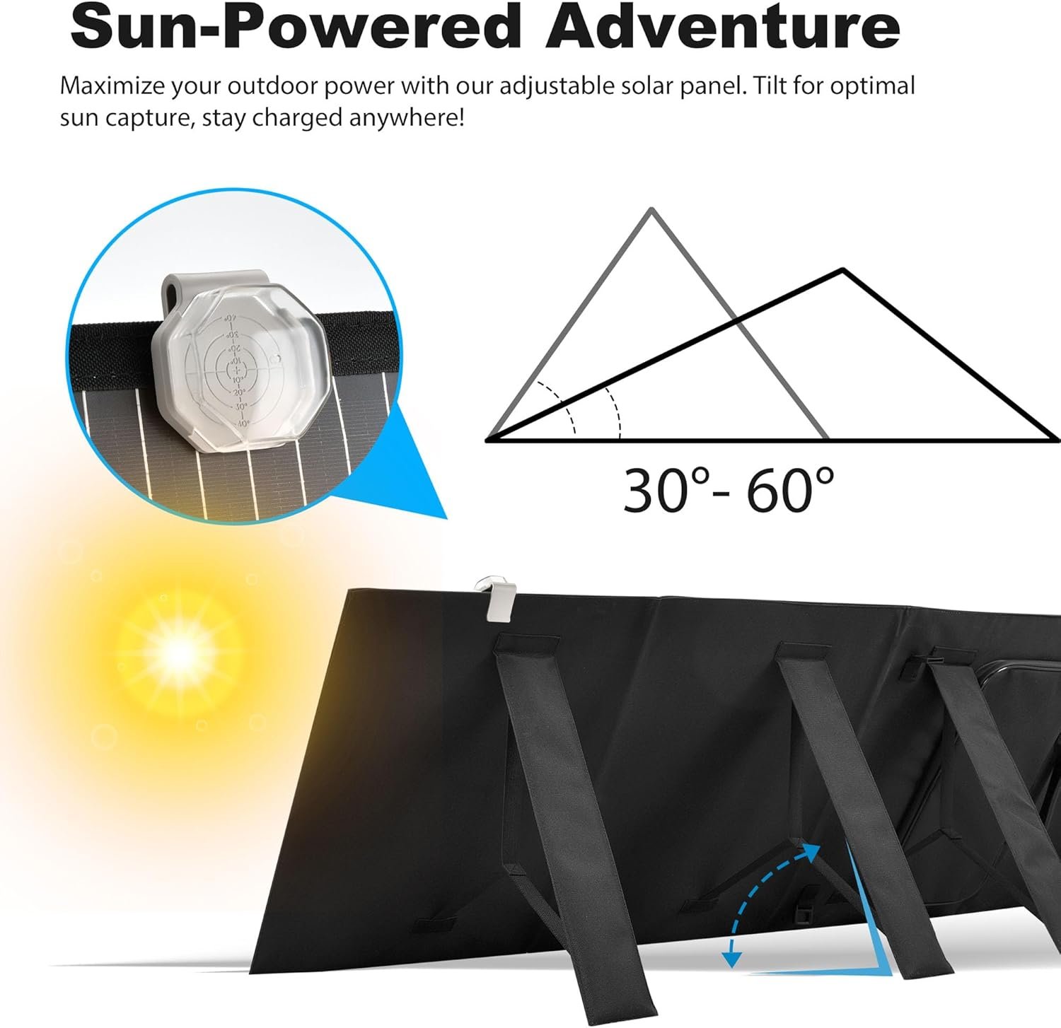 Portable 100 Watt 12V Foldable Solar Panel Review