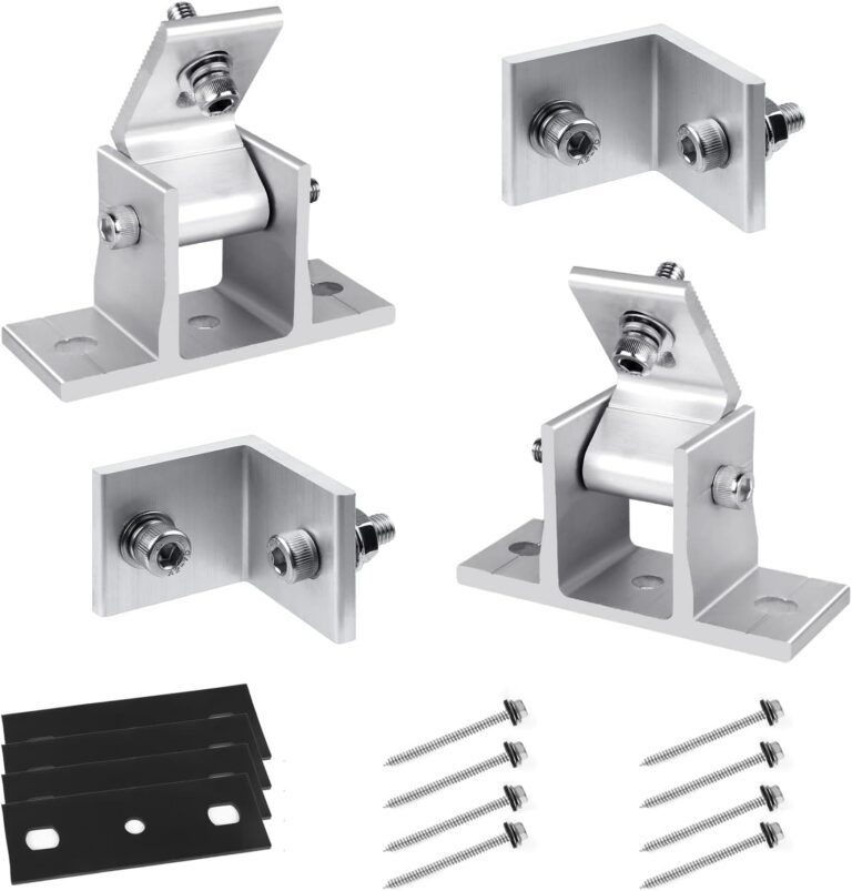 2 Sets (4Pcs) Solar Panel Mounting Brackets Review