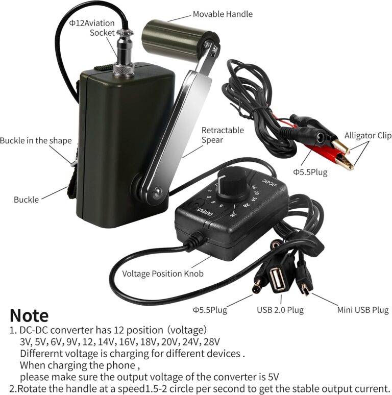Hand Crank Generator High Power Charger Review