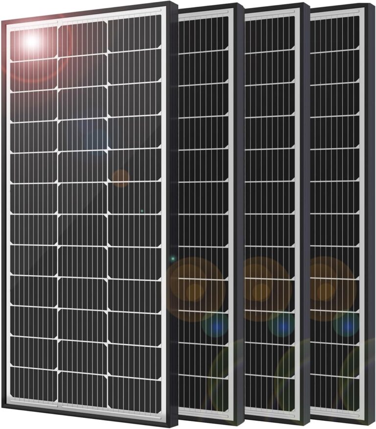 JJN Solar Panel 4PCS 100W Review
