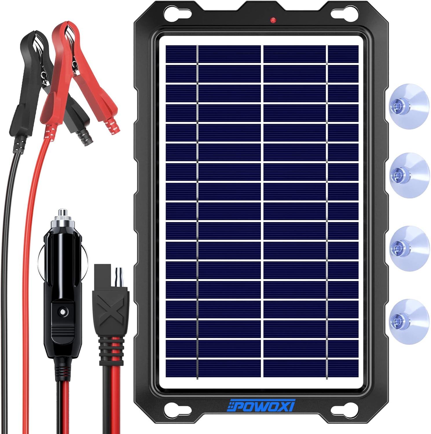 POWOXI Upgraded Solar Battery Trickle Charger Review