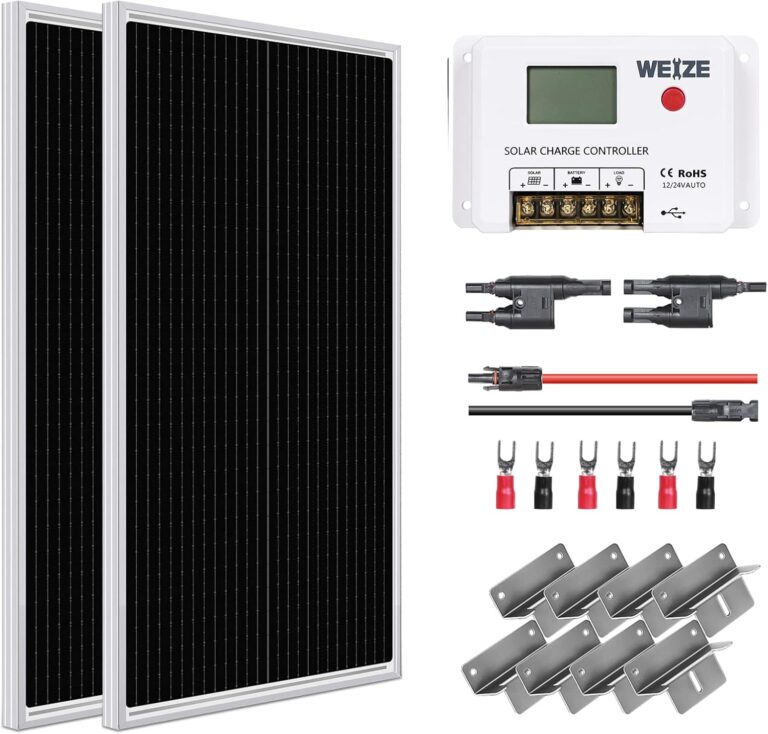 Weize 200W 12 Volt Solar Panel Starter Kit review