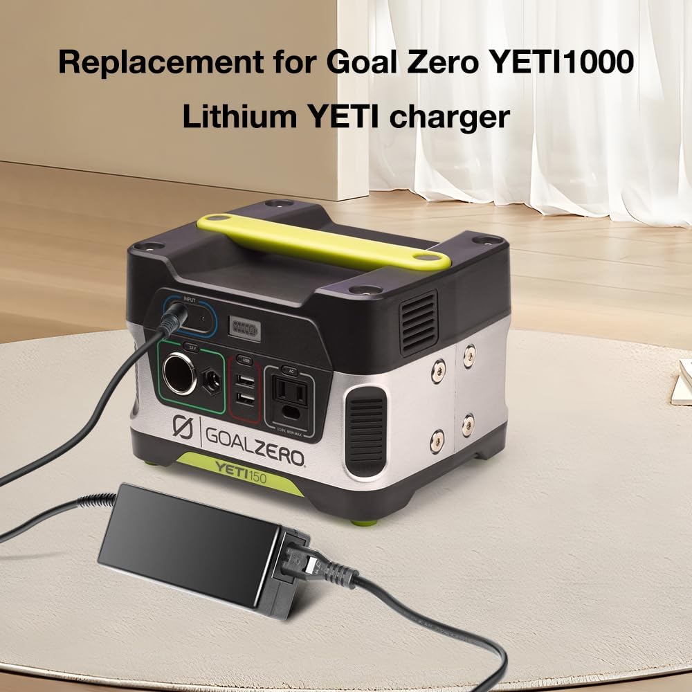 16V AC Adapter Charger Compatible with Goal Zero GoalZero YETI1000 YETI 1000 Core 1000X 1250 Yeti1250 Portable Power Station 1045Wh 31901 38004 AK100WG-1600500W2 98058 P160D07500 Power Supply