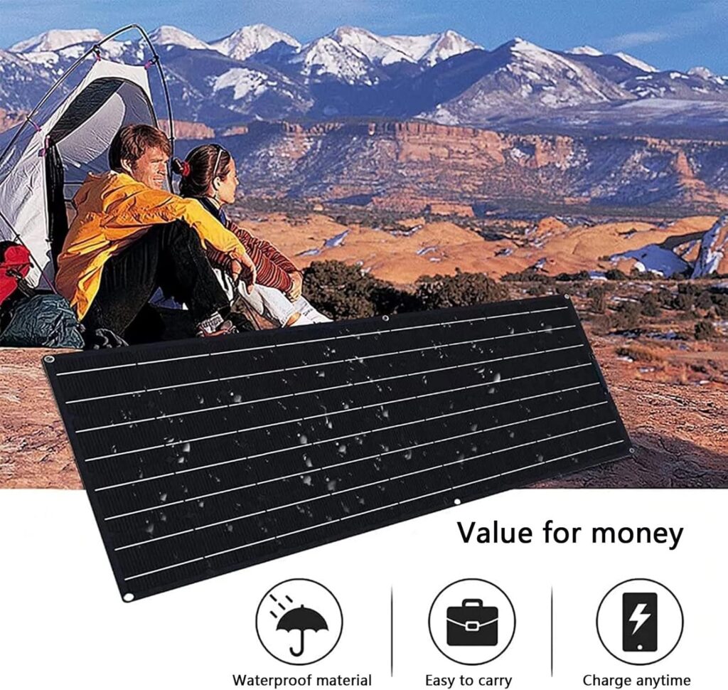 3200W Solar Panel Kit with 2 Pcs 40A Charge Controller 4 Pcs 800W Flexible Monocrystalline Solar Panel Kit Photovoltaic Module for 12-48V Car Battery Camper RV Yacht Battery Boat Solar Panel