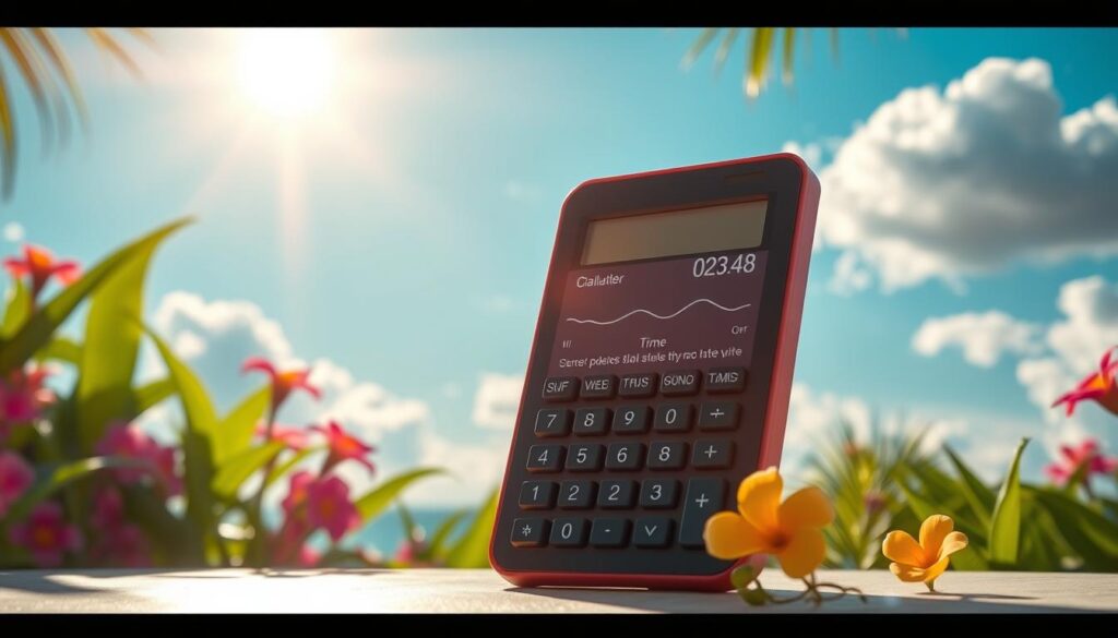 Solar calculator charging duration