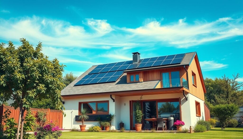 Solar panel capabilities for grid-connected homes