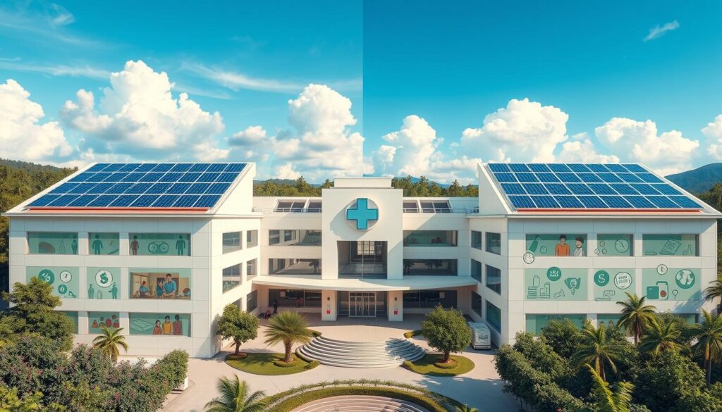 Solar powered hospital pros and cons