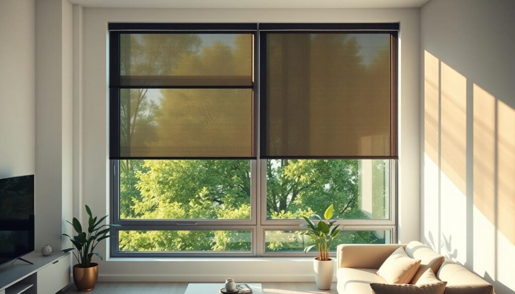 Solar powered window blinds