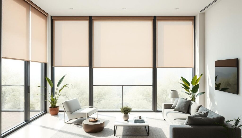 Solar powered window blinds