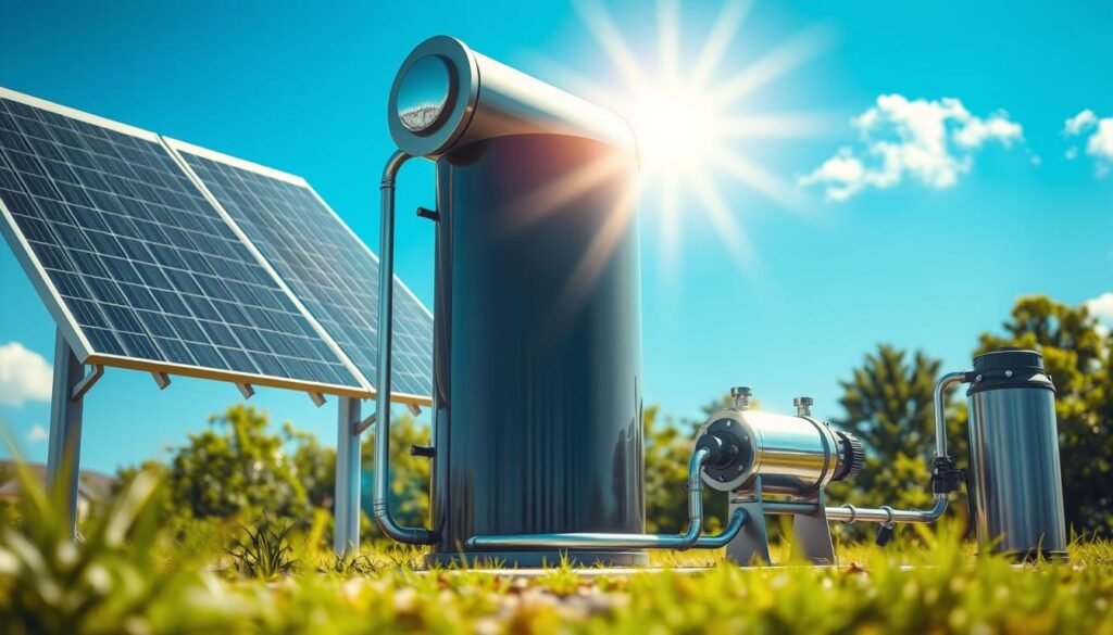 Solar water heater components