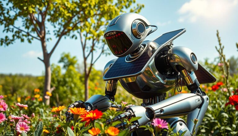 how do solar-powered robots work