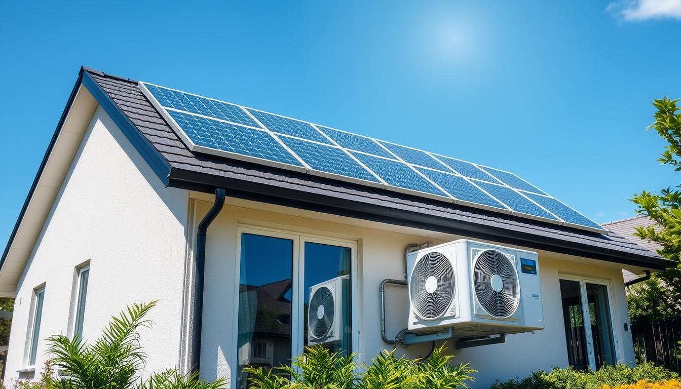 how solar-powered air conditioning works