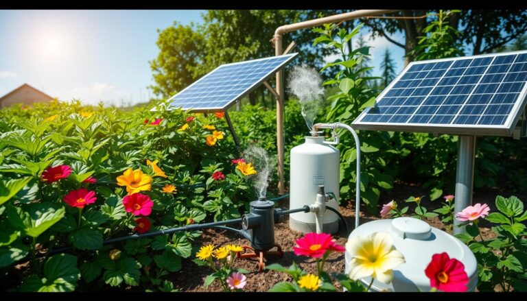 how to make a solar powered irrigation system