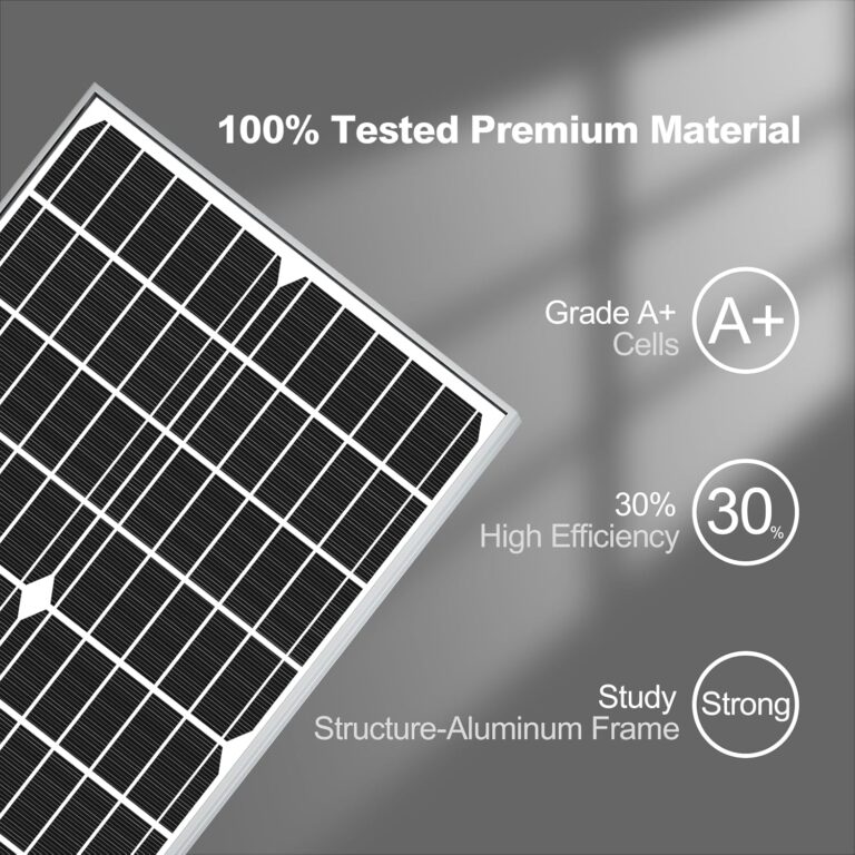 SOLPERK Solar Panel 100 Watt Review