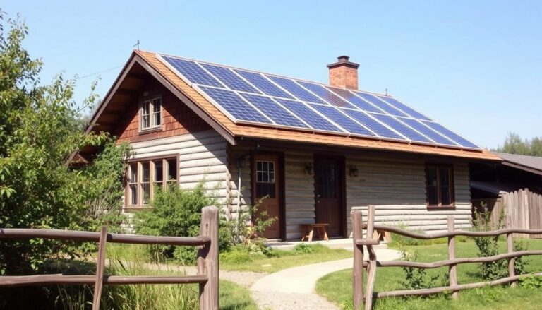when was the first solar-powered home built?