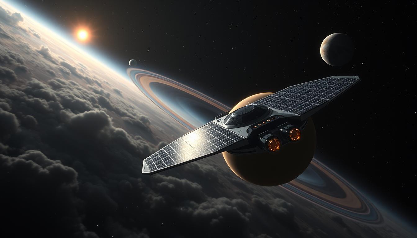 which spacecraft was the first sent to the outer planets powered by solar