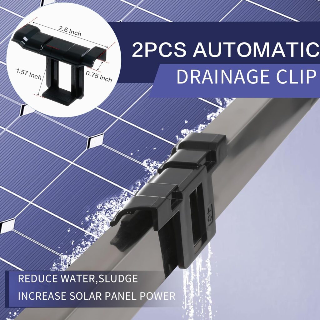 8 Units Solar Panel Mounting Z Brackets Aluminum Corrosion-Free with waterproof sticker Support for RVs,Trailers,Boats,Yachts,Wall and Other Off Gird Roof Installation Silver