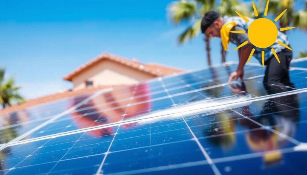 Arizona Solar Concepts solar panel cleaning in Peoria, AZ