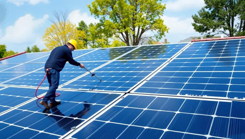 Expert Solar Solutions Carmel IN solar panel cleaning