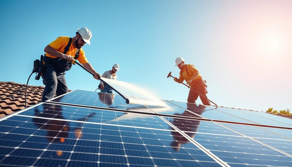 Image generation prompt for SunBrite Solar Cleaning Services