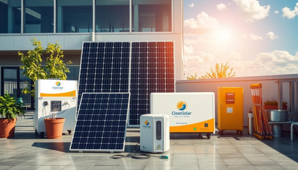 Image of Clean Solar Solutions equipment