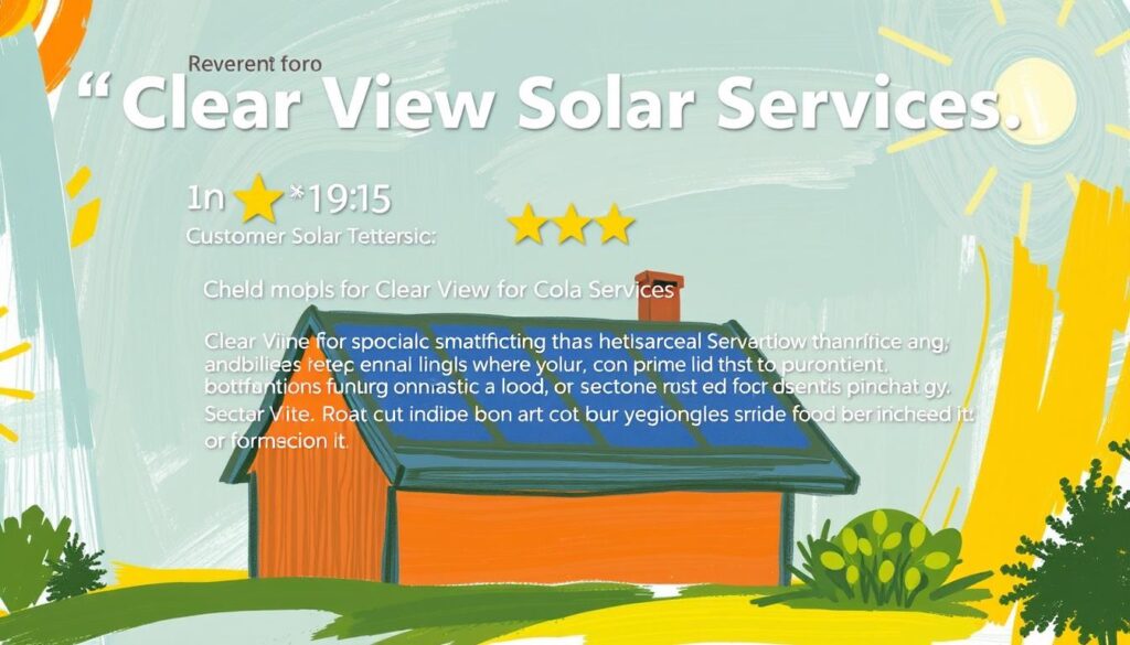 Image of Clear View Solar Services' customer review