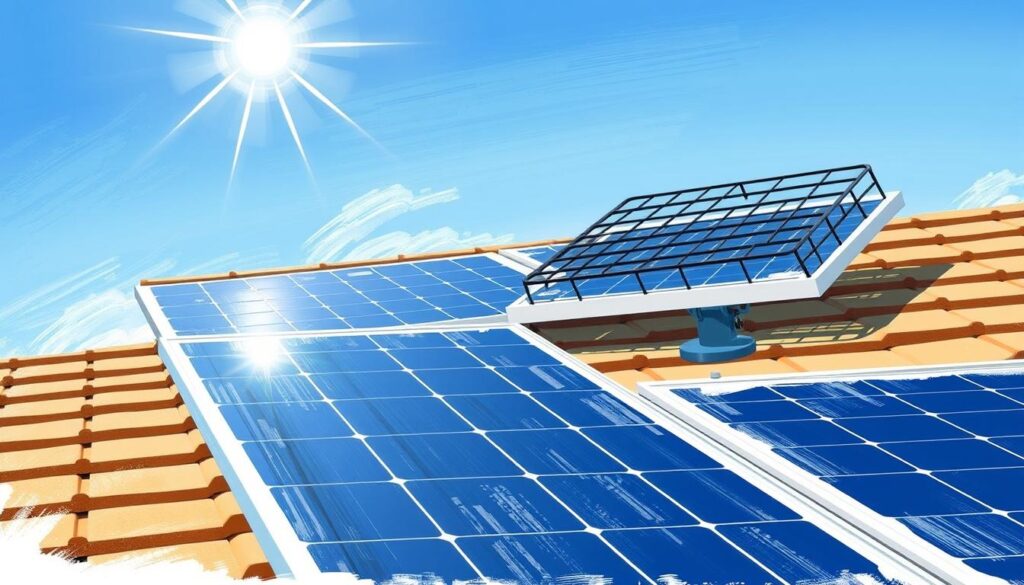 Image of Critter Guard installation on solar panels in Fort Worth