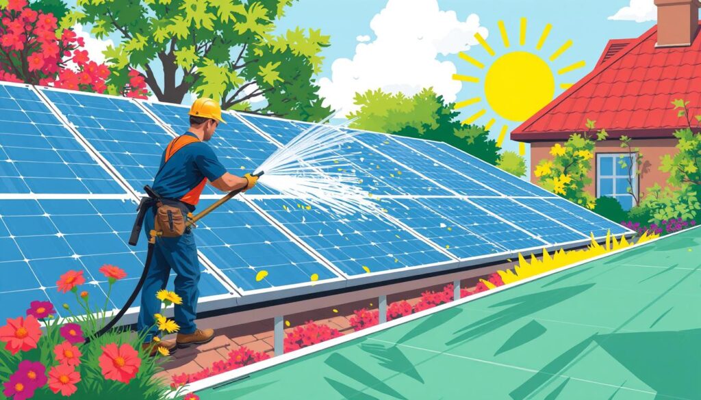 Image of Garden State Solar Cleaners at work