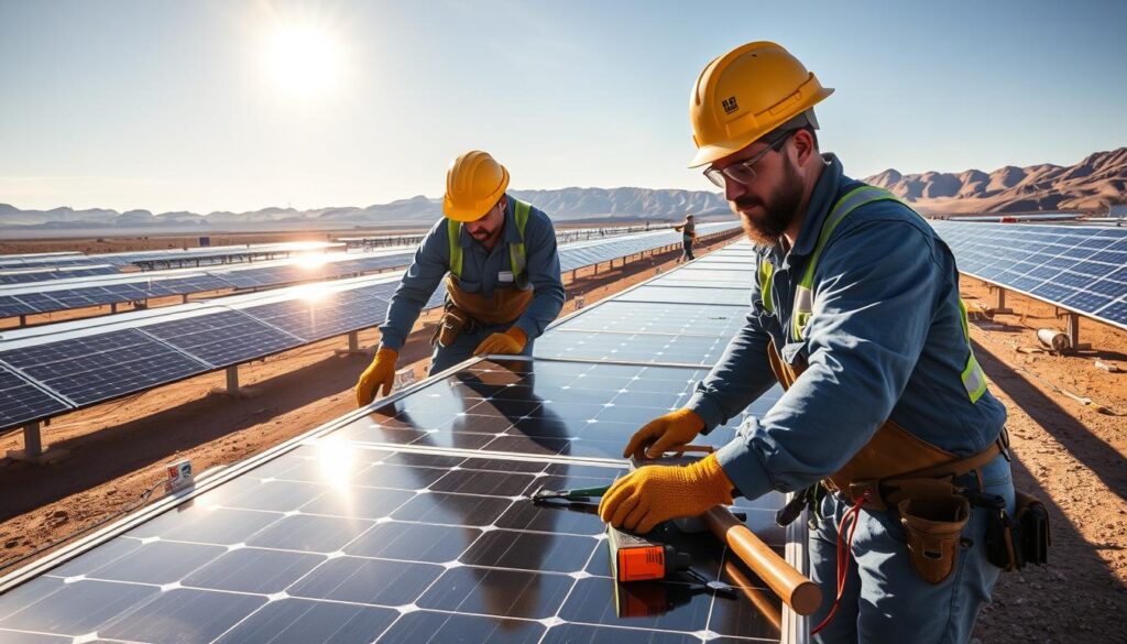 Image of Nevada Solar Maintenance technicians