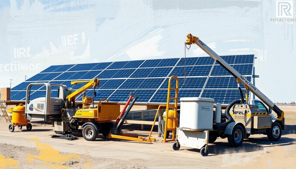 Image of Reflections Solar Cleaning and Bird Proofing's equipment
