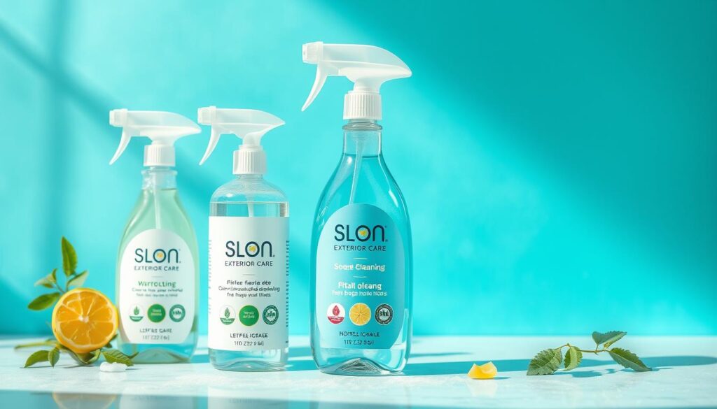 Image of Slon Exterior Care's eco-friendly cleaning products