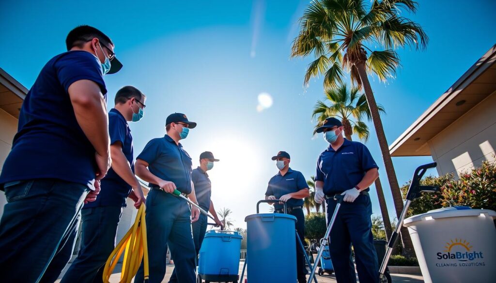 Image of SolarBright Cleaning Solutions team in Central California