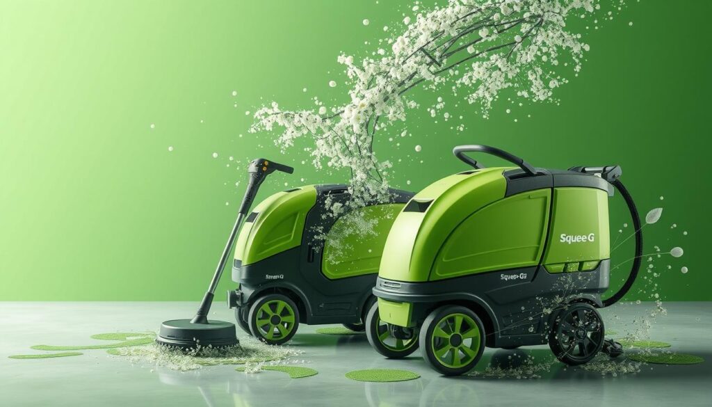 Image of Squee-G Pros' eco-friendly cleaning equipment