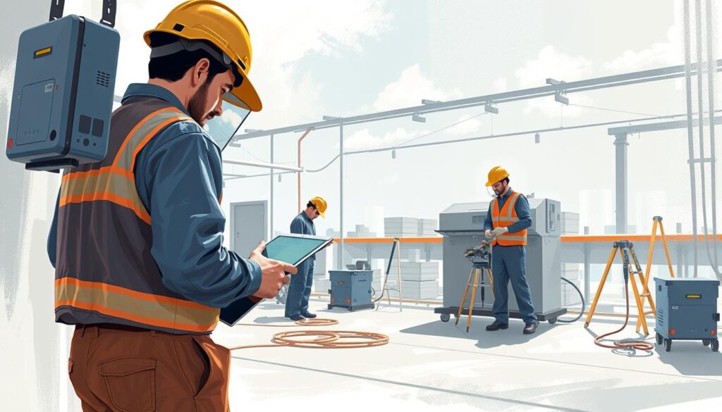 Image of SunBright Panel Services' inspection process