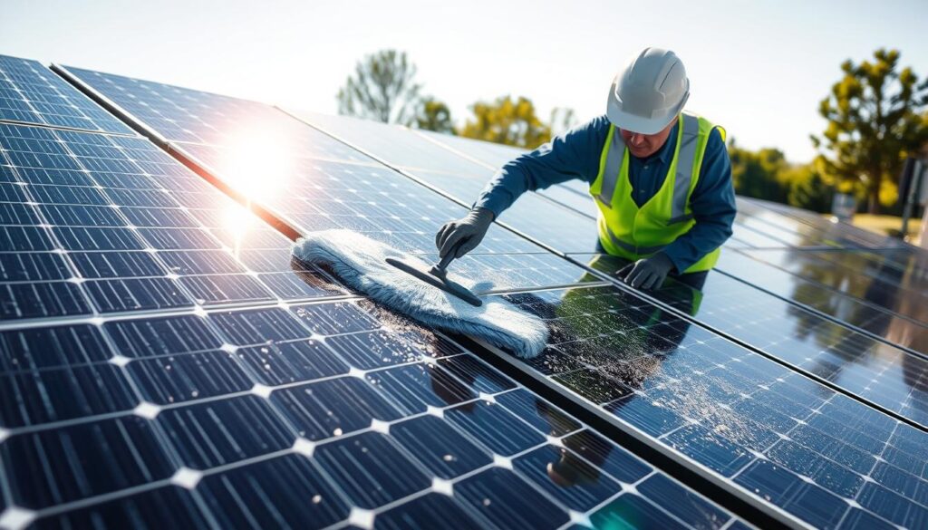 Syracuse Solar Solutions solar panel cleaning